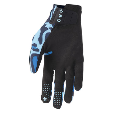 Thor 2026 Sportmode Cheetah Blue Midnight MX Gloves