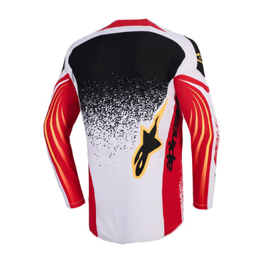 Alpinestars 2026 Techstar Nomur Motocross Jersey Light Grey Red Black