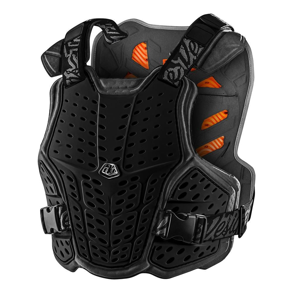 Troy Lee Designs 2025 Rockfight CE Solid Black Chest Protector