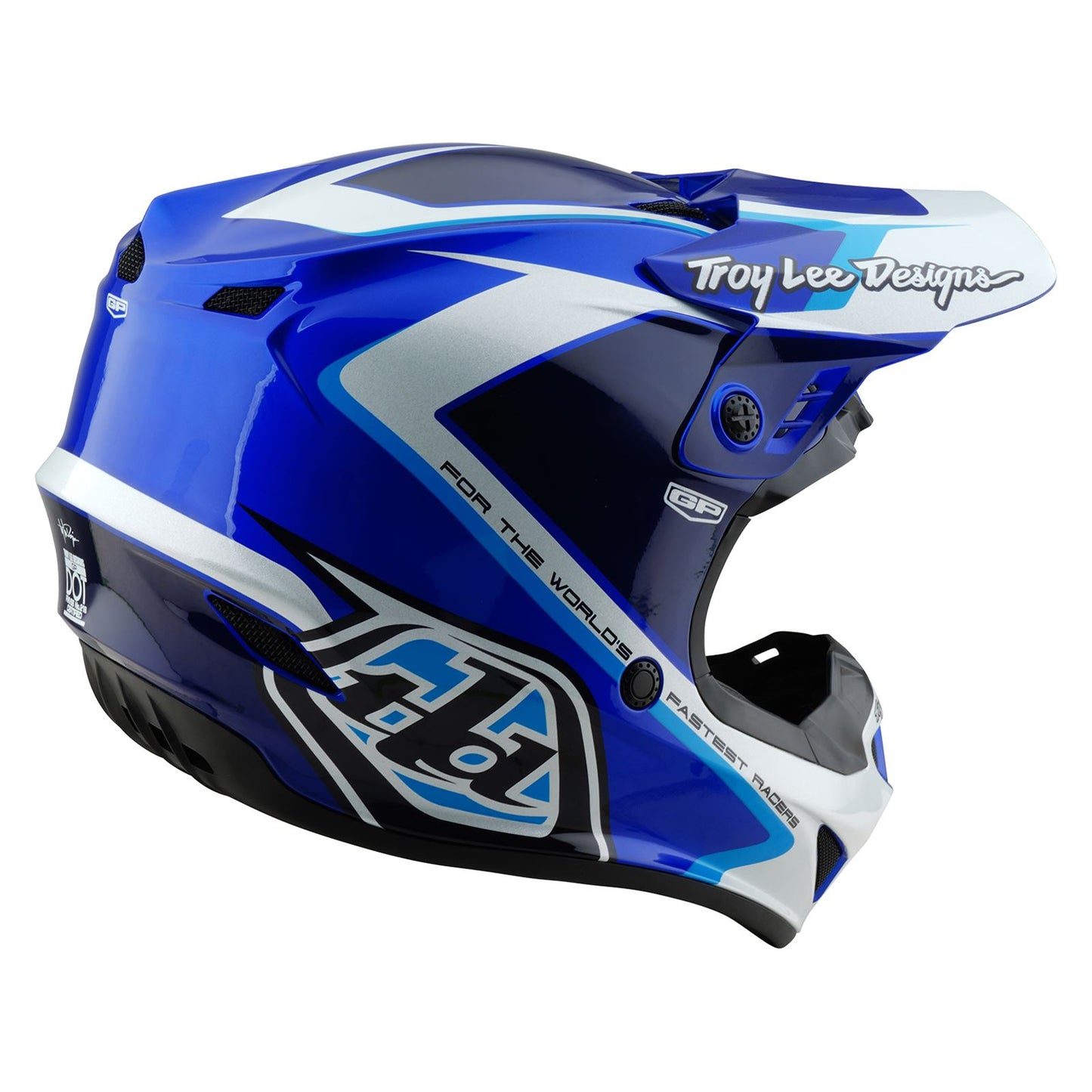 Troy Lee Designs Spring 2025 MX Helmet GP Shutter Blue