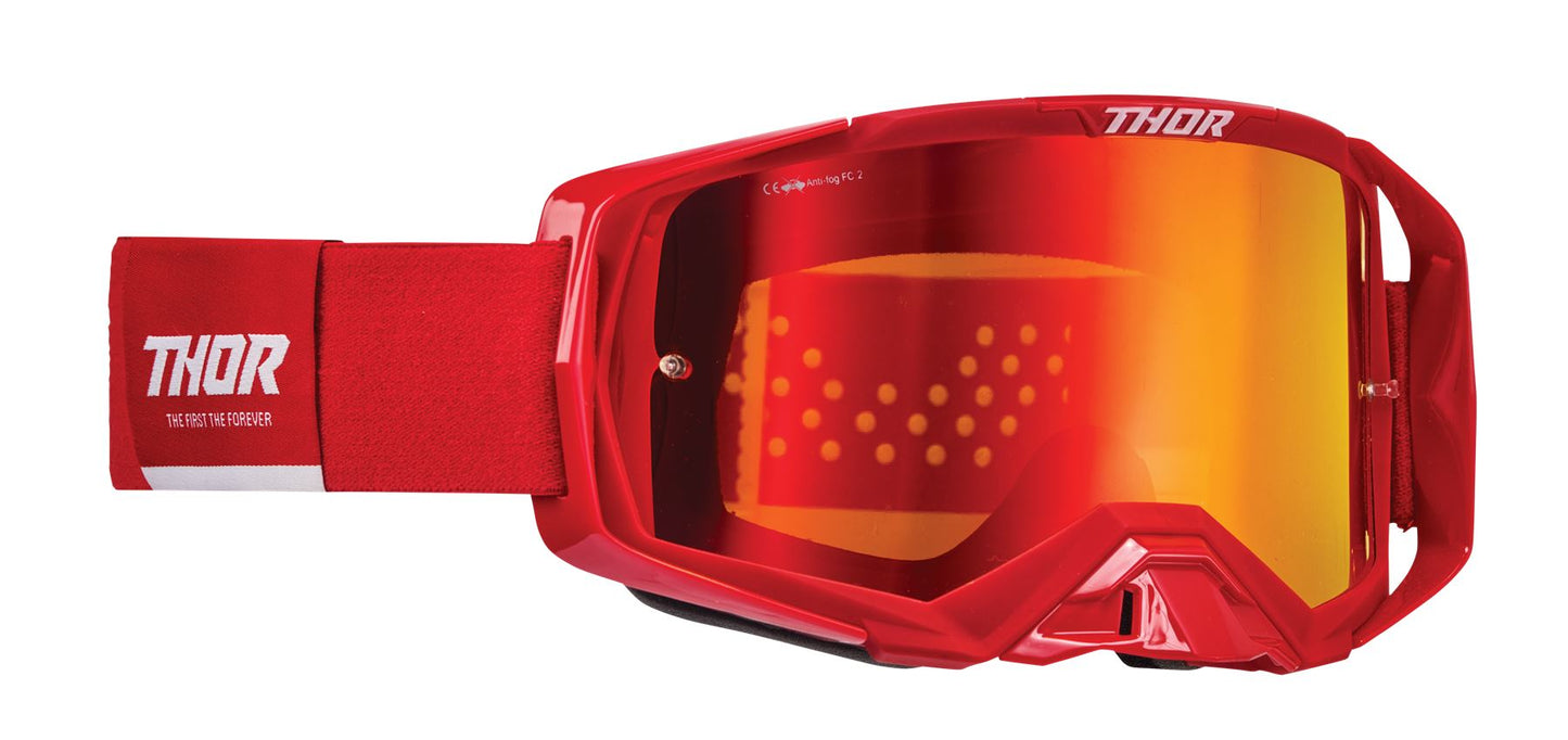 Thor 2025 Goggles Activate Red White