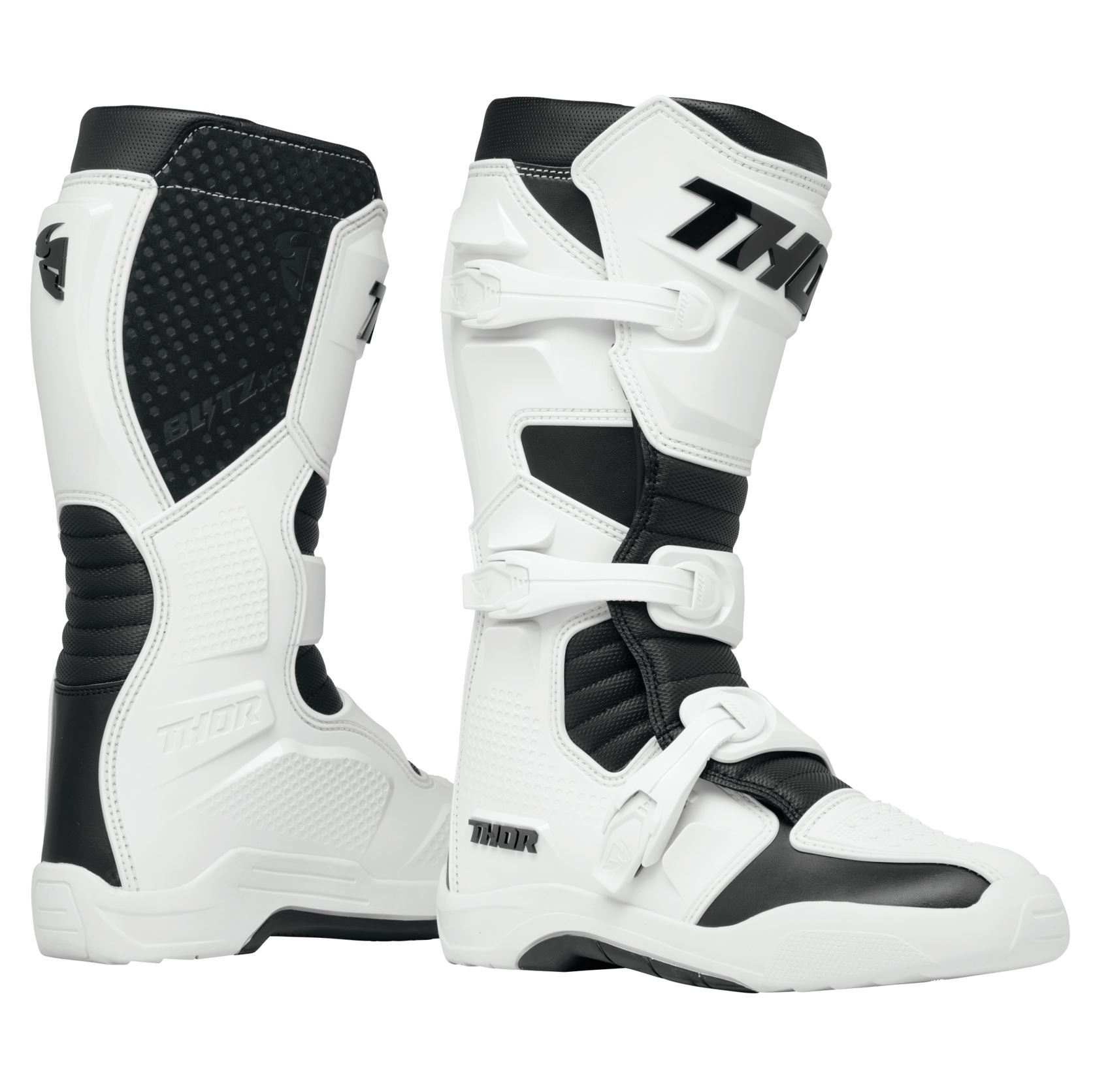 Thor 2026 Motocross Boots Blitz XR White Black