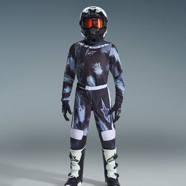 Alpinestars 2026 Youth Fluid Lahnd Motocross Combo Kit Iron Camo