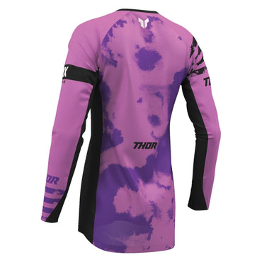 Thor 2026 Womens Launchmode Bleach Black Orchid MX Jersey