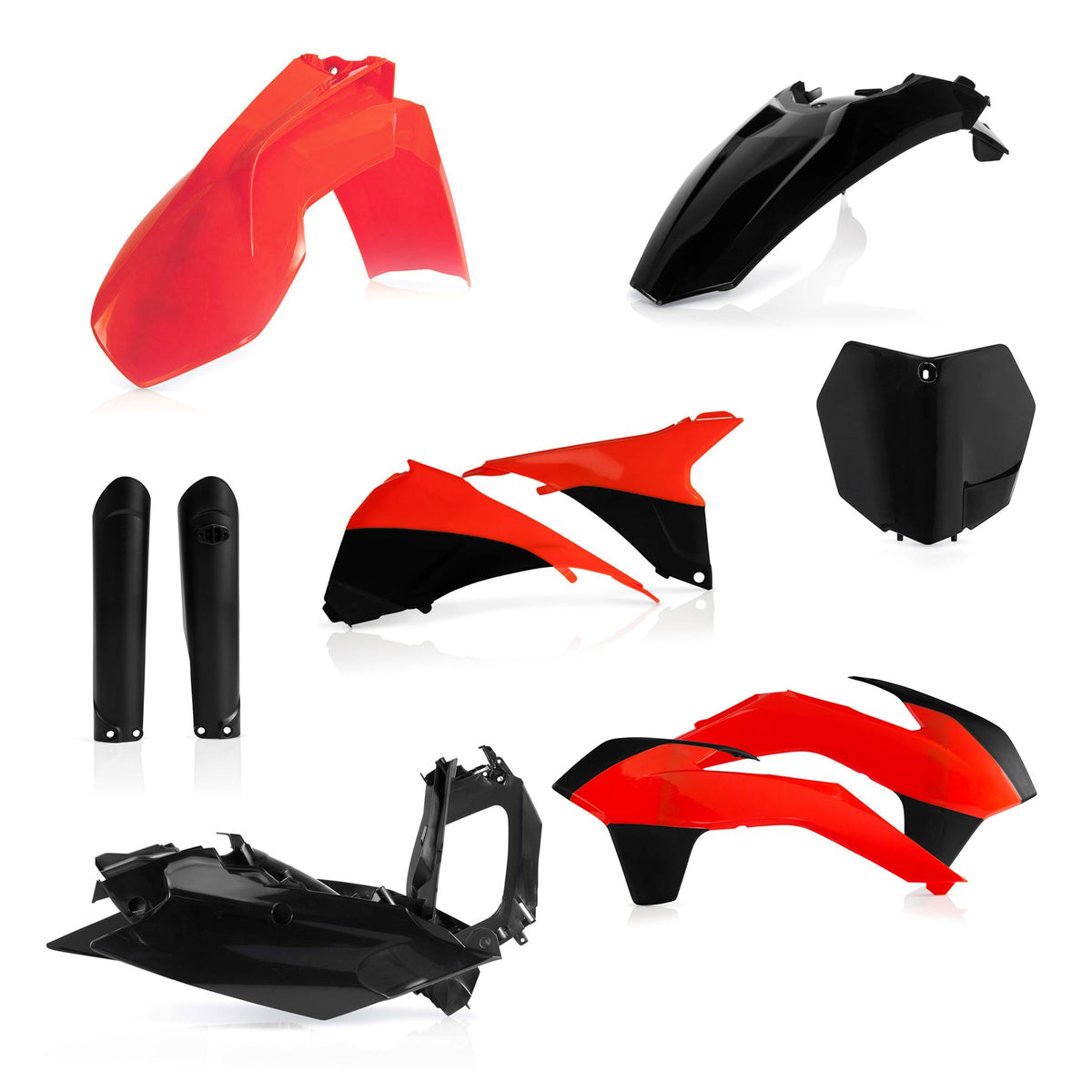 Acerbis Full Plastic Kit Black 015 For KTM SX 125 2015