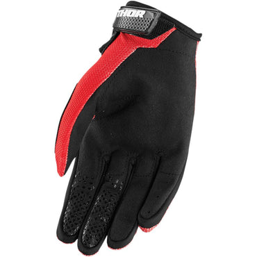 Thor Youth Sector Red Black Motocross Gloves CLEARANCE