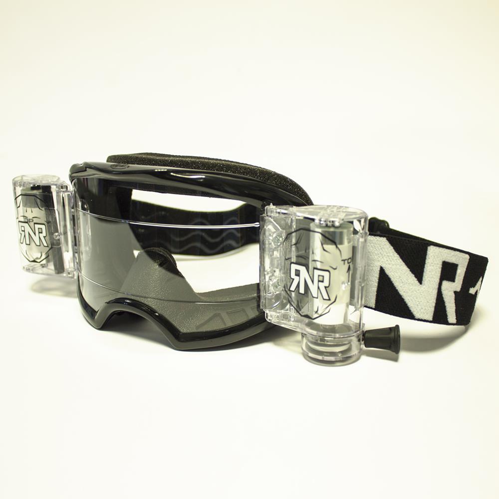 RNR Colossus Wide Vision WVS Goggle Black 48mm Roll Off