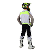Troy Lee Designs 2024 Motocross Combo Kit SE Pro Grid Fog Flo Yellow