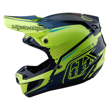 Troy Lee Designs Spring 2025 MX Helmet SE5 Composite Drip Yellow