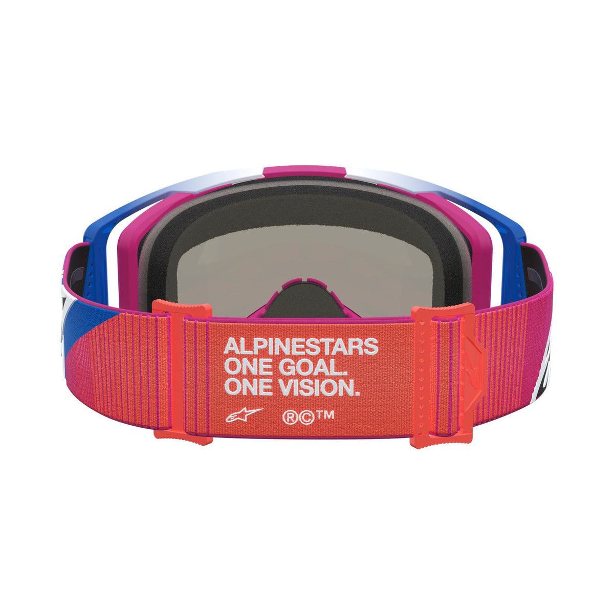 Alpinestars 2027 Vision 8 Maven MX Goggles Fire Red Black Mirror Red