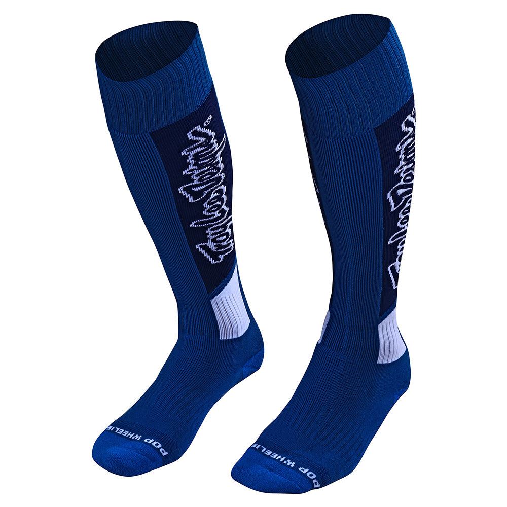 Troy Lee Designs 2024 Youth GP MX Thick Sock Vox Blue M/L