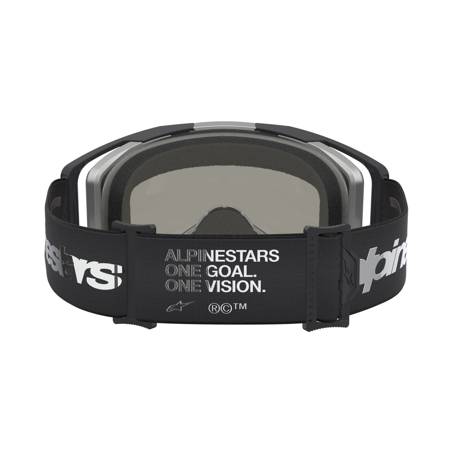 Alpinestars 2027 Vision 8 Amber MX Goggles Black Mirror Silver