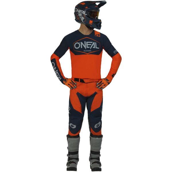 O'Neal 2024 Motocross Combo Kit Mayhem Hexx Blue Orange