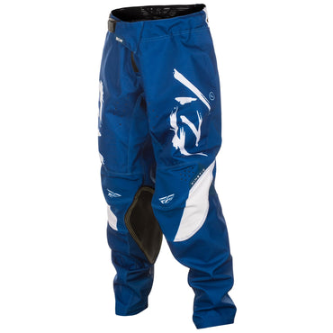 Fly Racing 2025 Youth Kinetic Stoke Motocross Pants Navy White
