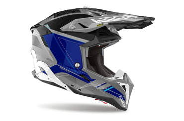 Airoh Helmet 2024 Aviator 3 Saber Blue Gloss HPC Carbon