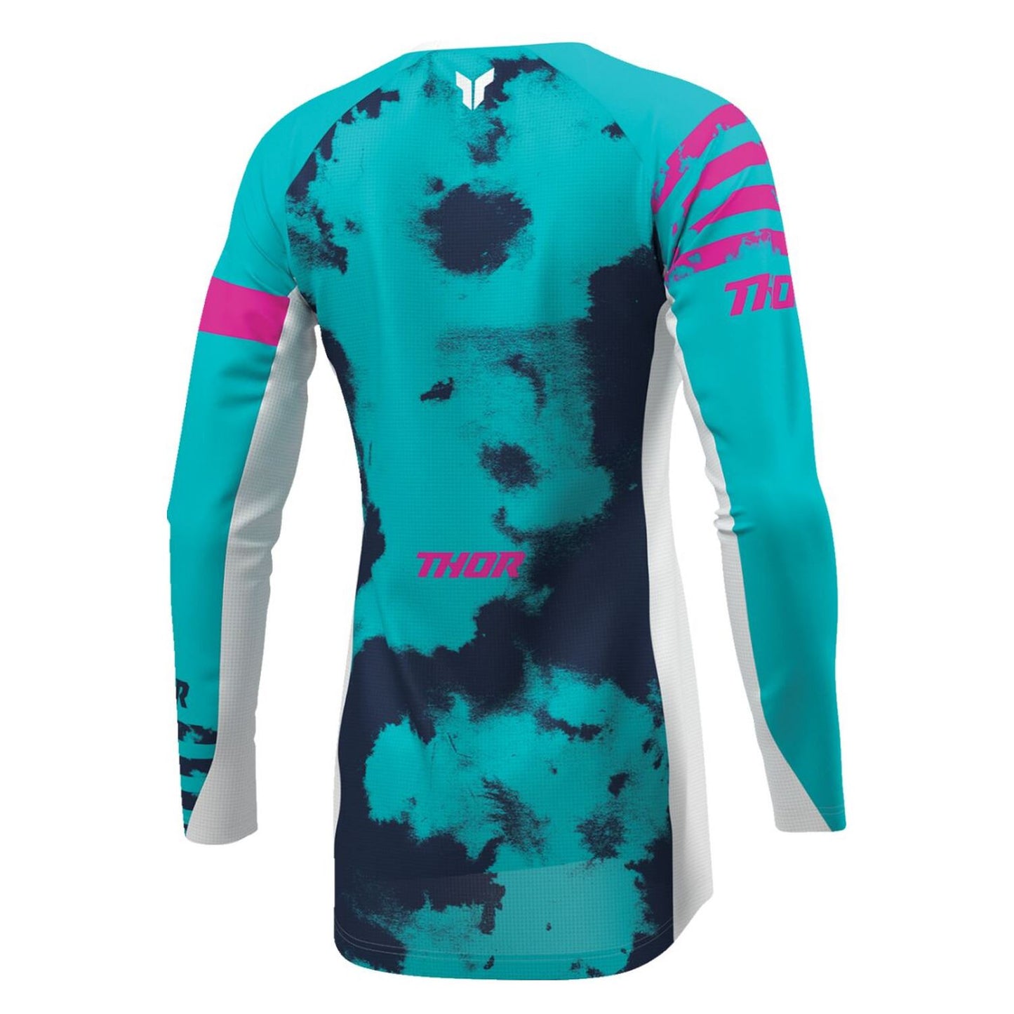 Thor 2026 Womens Launchmode Bleach White Aqua MX Combo Kit
