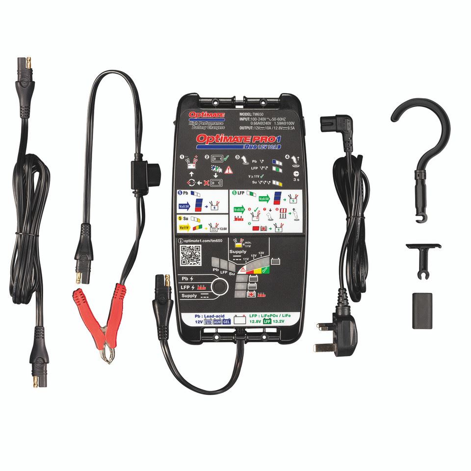 OptiMate PRO-1 DUO Combination Battery Charger Tester & Power Supply