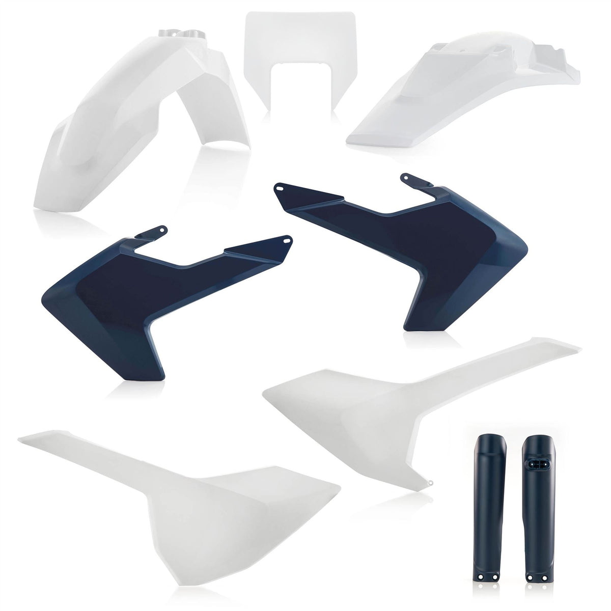 Acerbis Lower Fork Covers Black For Husqvarna TE 250 2016-2017