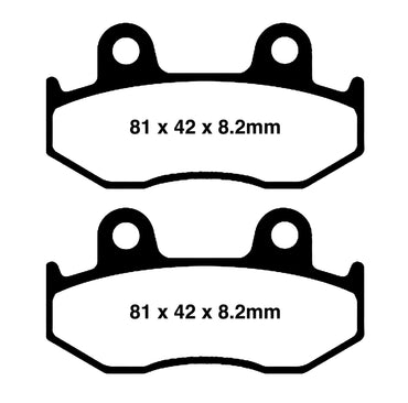 Moto-Master Brake Rear Pads Sinter Pro Yamaha YXR 450 Rhino Left 2006