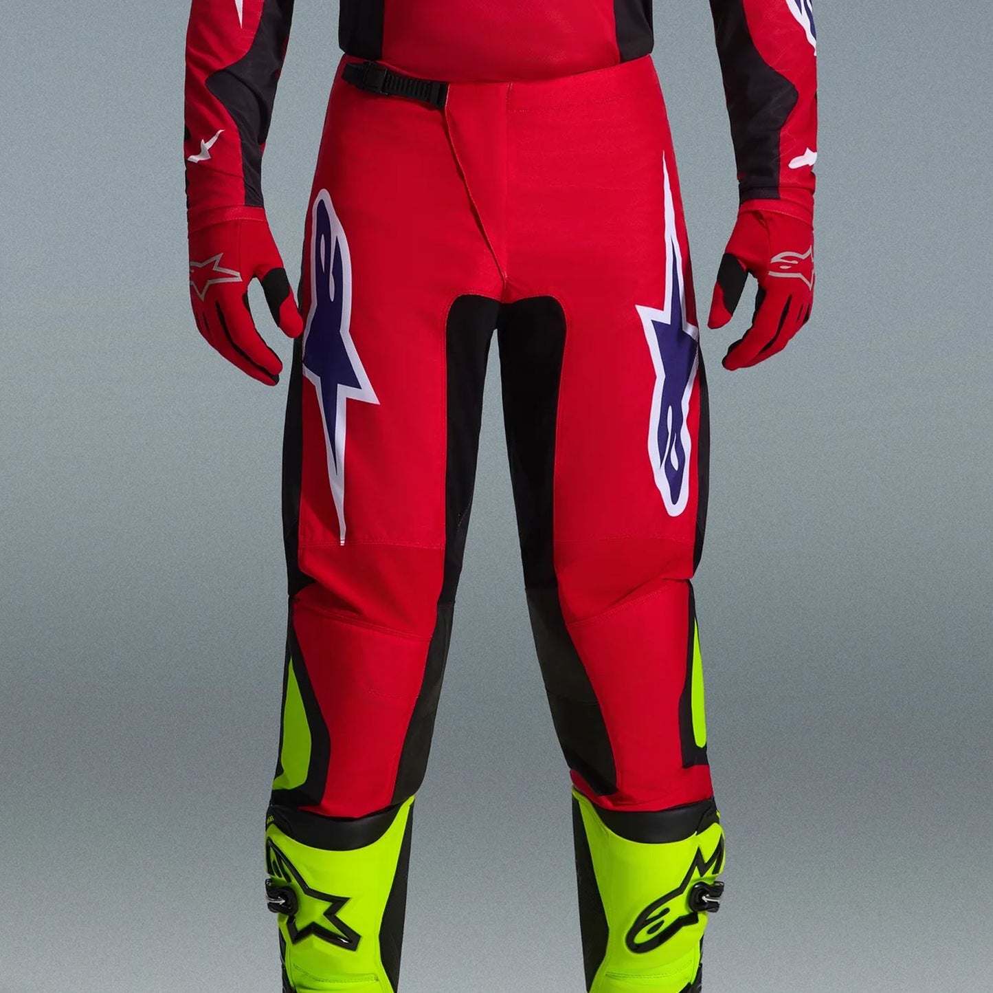Alpinestars 2026 Fluid Grid Motocross Pants Red Black Purple