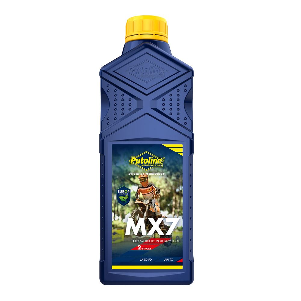 Putoline MX7 Fully Synthetic Motorcycle Oil 2T 1 Litre