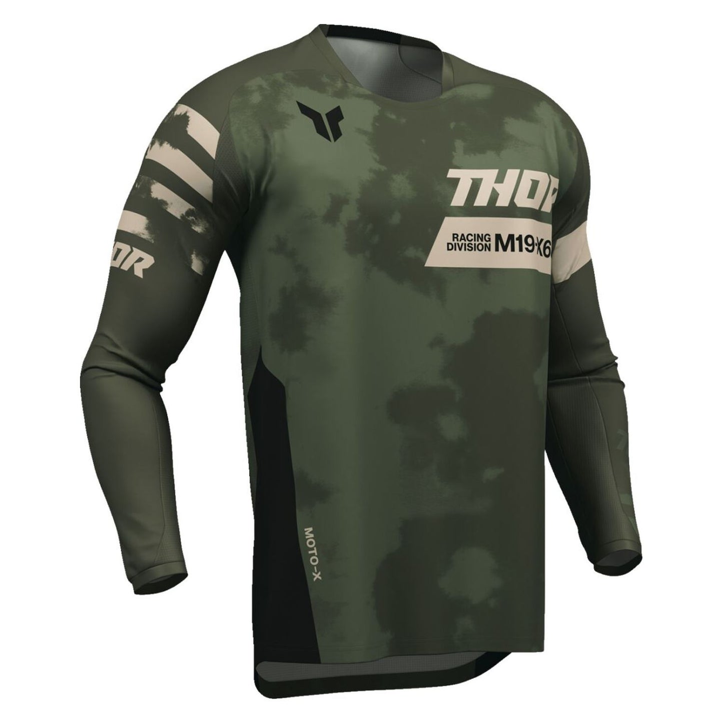Thor 2026 Launchmode Bleach Black Camo MX Combo Kit