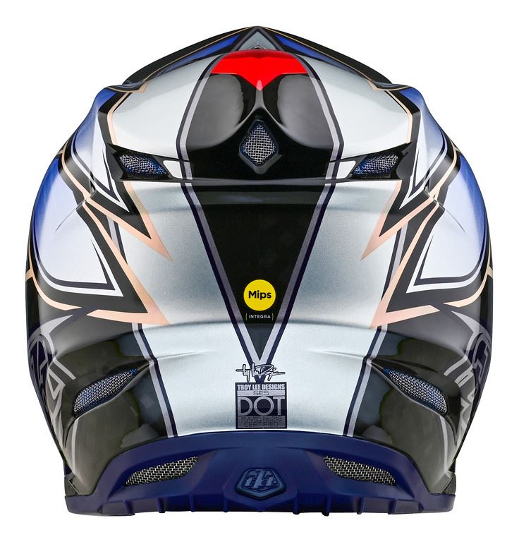 Troy Lee Designs 2025 SE5 Composite Helmet Wings Black