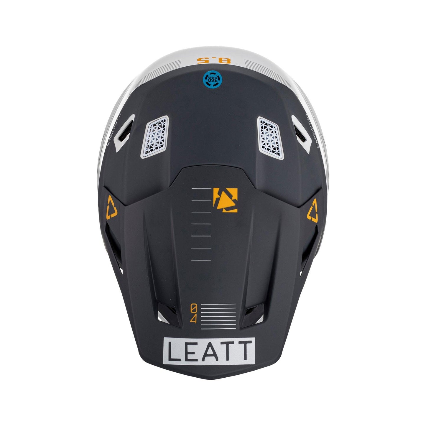 Leatt 2024 Helmet Moto 8.5 V23 Metallic with 5.5 Goggles Bag