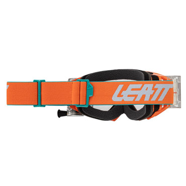 Leatt 2025 Motocross Goggles Vizion 3.5 Roll Off Orange - Clear Lens
