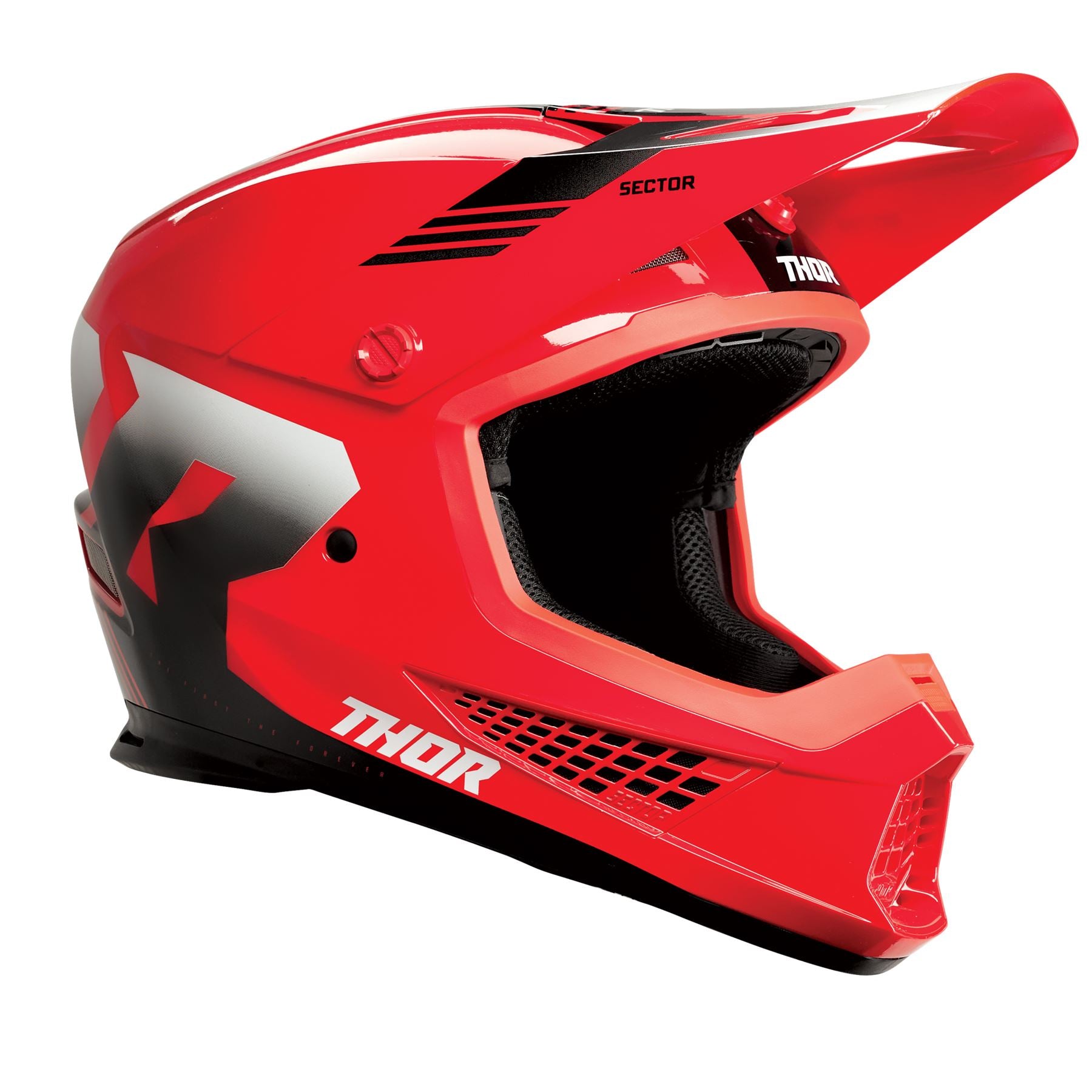 Thor Motocross Helmet Sector 2 Carve Red White