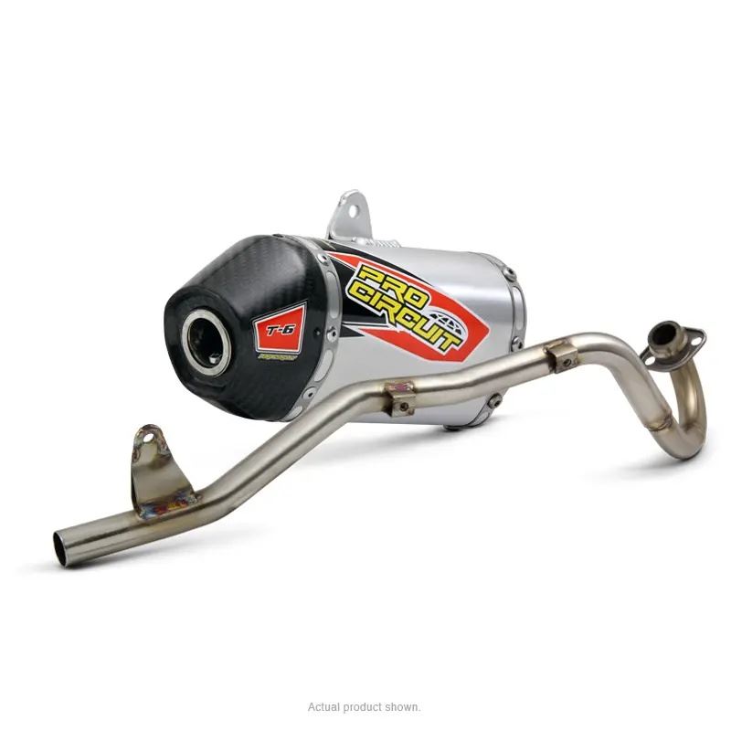 Pro Circuit T-6 Stainless Dual Exhaust System For Honda CRF 110F 2019-2025
