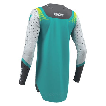 Thor 2026 Womens Sportmode Velocity Grey Aqua MX Jersey