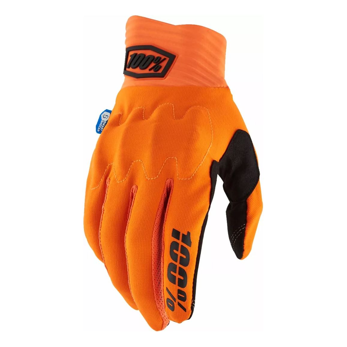 100% MX Gloves Cognito Smart Shock Flou Orange