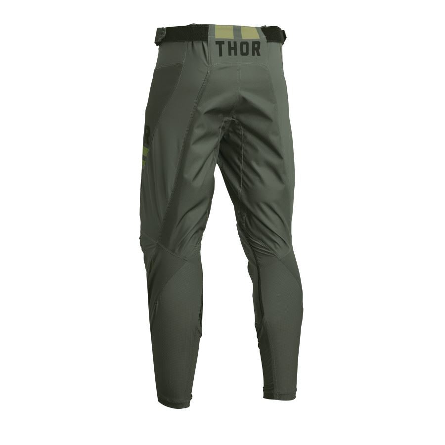 Thor 2024 Pulse Combat Army Green Motocross Pants