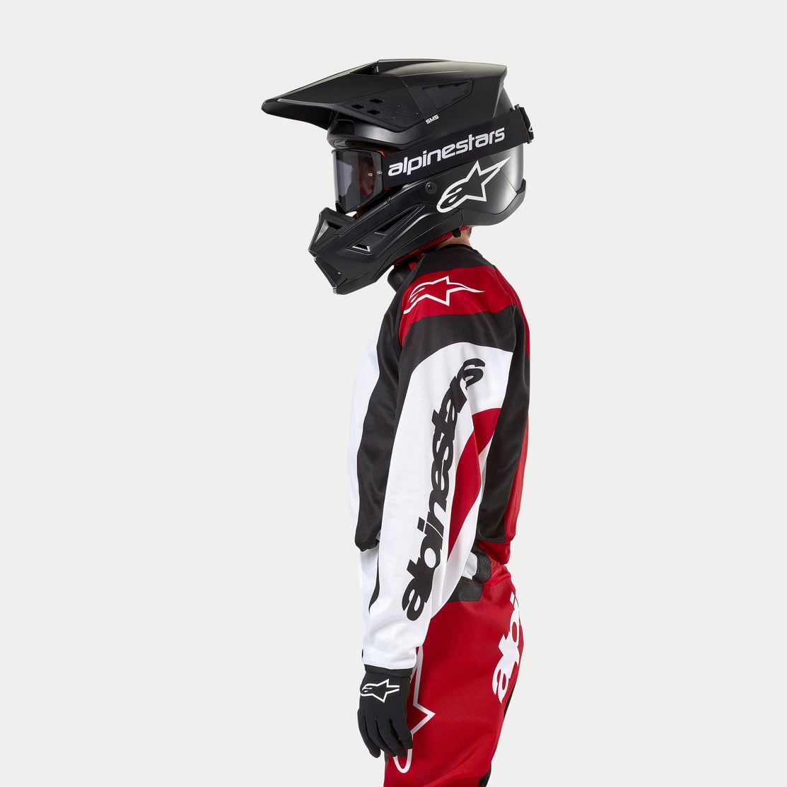 Alpinestars 2024 Racer Ocuri Youth Motocross Jersey Mars Red White Black