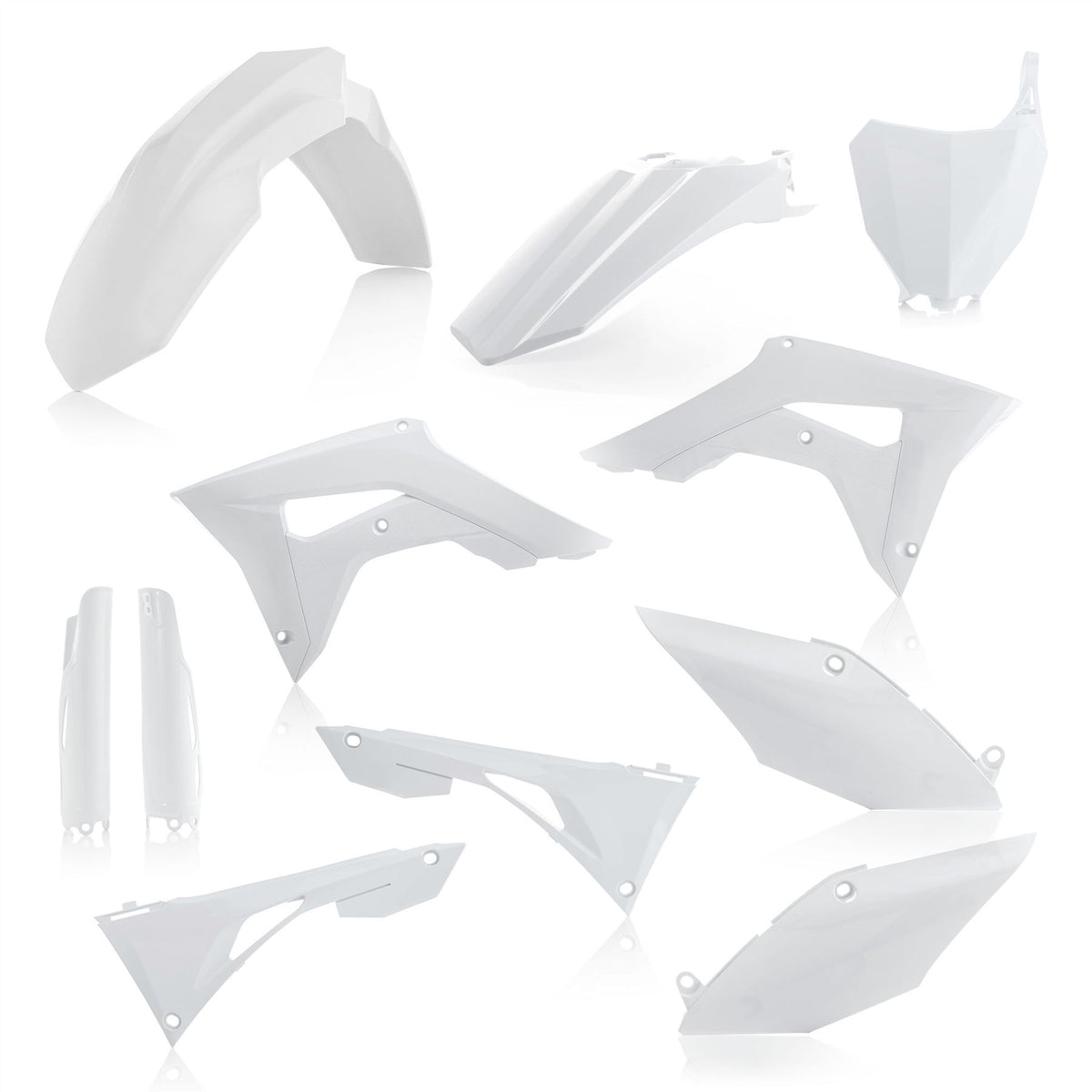 Acerbis Full Plastic Kit White For HONDA CRF 450 R 2019-2020