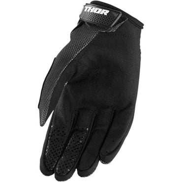 Thor Youth Sector Black White Motocross Gloves CLEARANCE