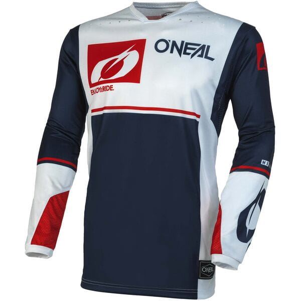 O'Neal 2025 Motocross Jersey Hardwear Flow Blue White