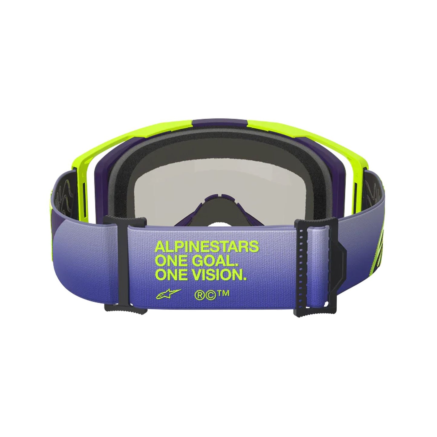 Alpinestars 2026 Vision 8 Corp Motocross Goggles Purple Yellow Flo Mirror Blue One Size