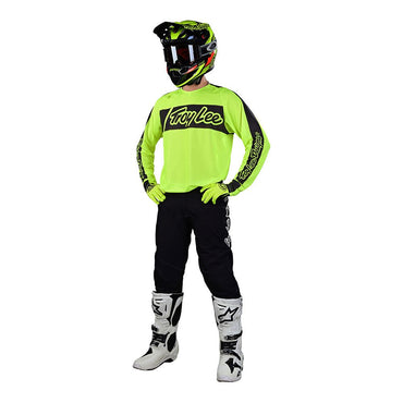 Troy Lee Designs 2024 Motocross Combo Kit SE Pro Air Vox Flo Yellow Black