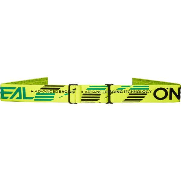 O'Neal 2025 Motocross Goggles B-10 Solid Neon Yellow Radium Blue