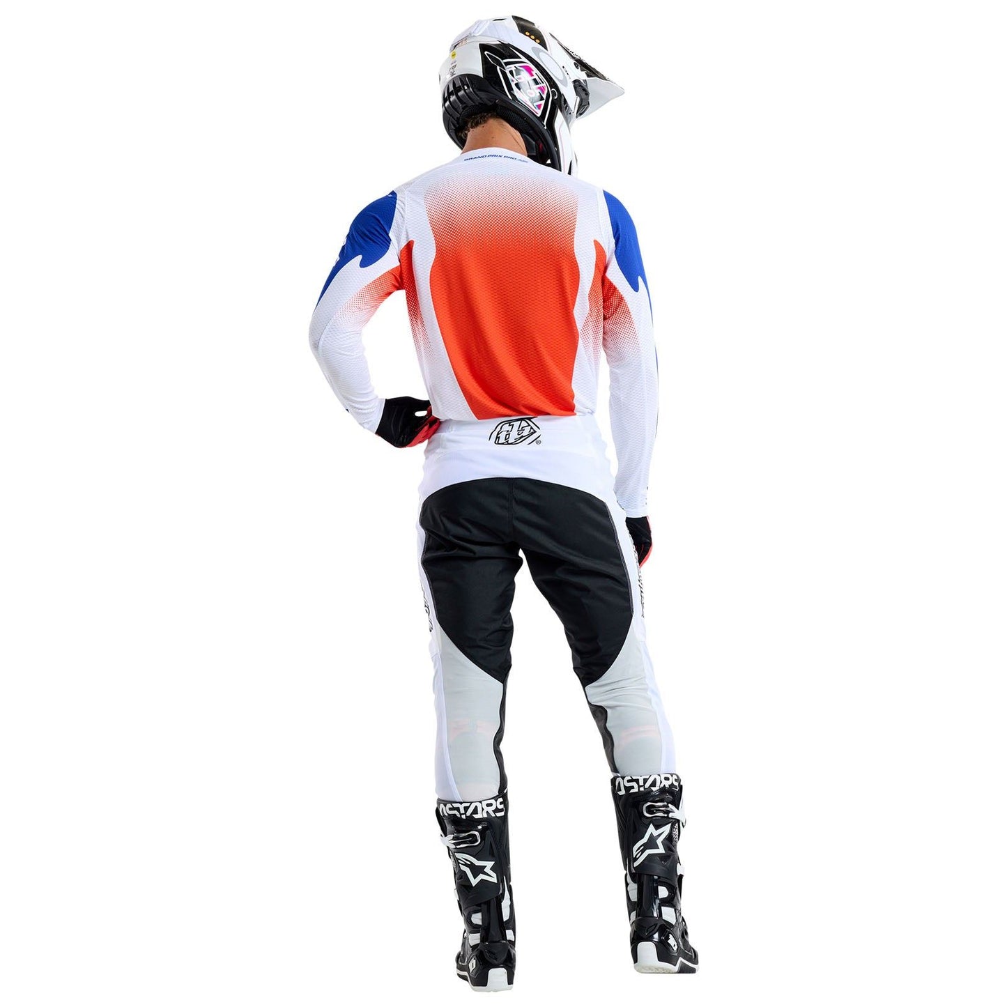 Troy Lee Designs Spring 2025 MX Combo Kit GP PRO AIR Ripple Orange Blue