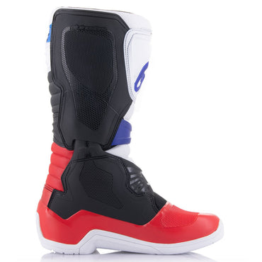 Alpinestars 2026 Tech 3 Motocross Boots White Bright Red Dark Blue