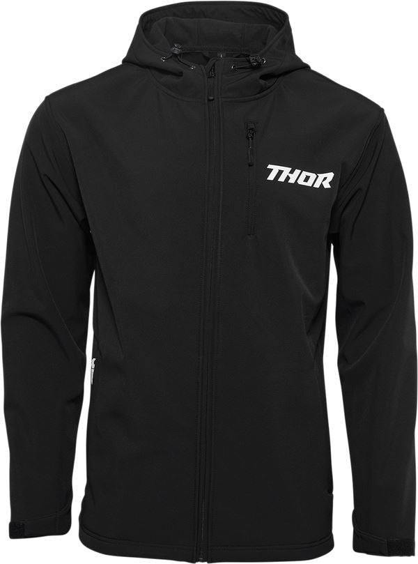Thor Softshell Warm Up Black Motocross Jacket CLEARANCE