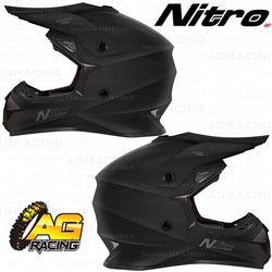 Nitro Helmet MX 620 Uno Satin Black