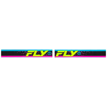 Fly Racing 2025 Zone Youth Motocross Goggles Pink Black Hi-Viz Mirror Smoke Lens
