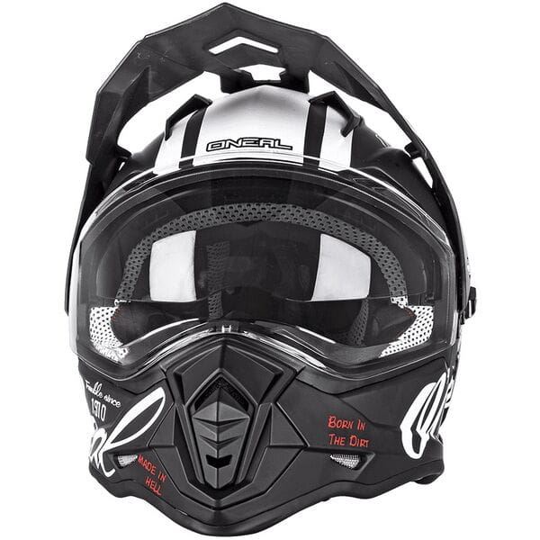 O'Neal 2025 Motocross Helmet SIERRA Torment Black White