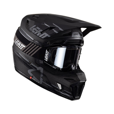 Leatt 2024 Helmet Moto 9.5 V24 Carbon with 6.5 Goggles & Helmet Bag