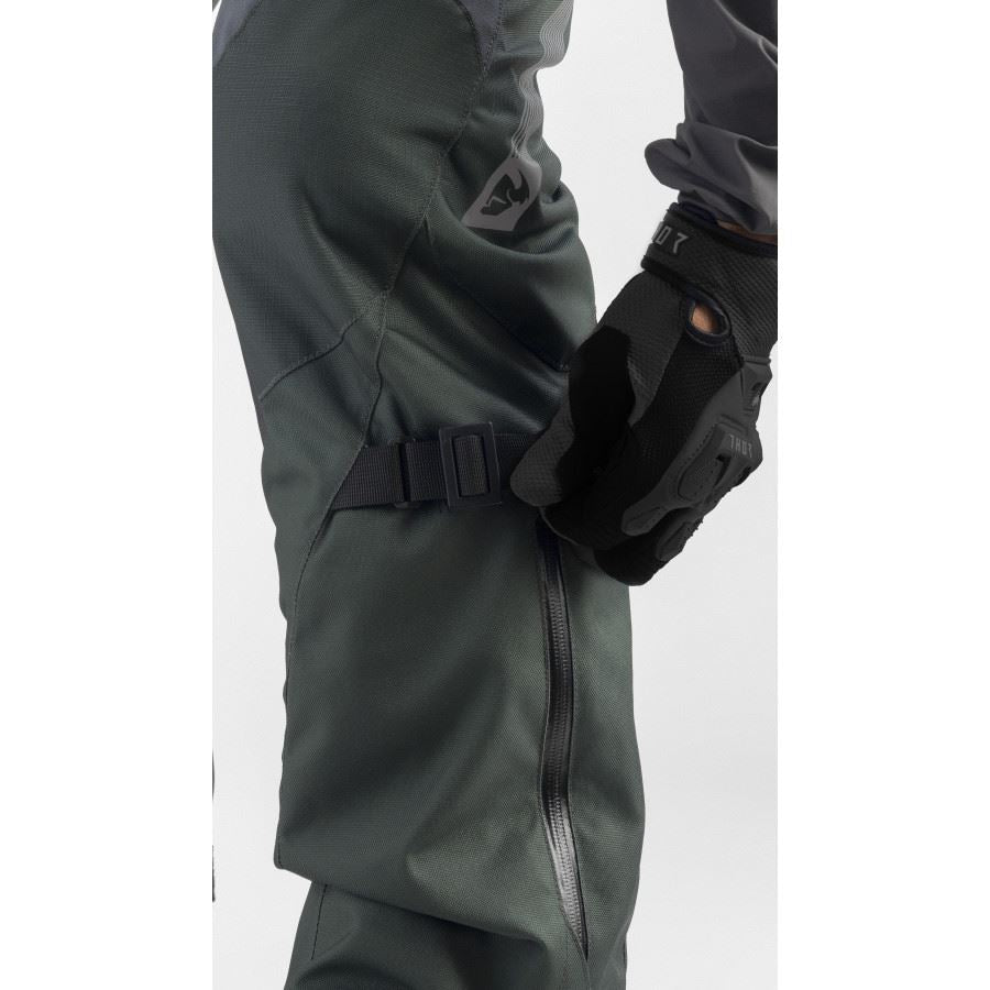 Thor 2026 Terrain Over The Boot Army Green Charcoal Enduro Pants