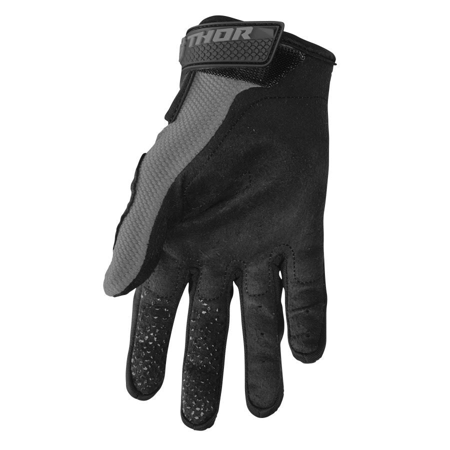 Thor Youth Sector Grey White Motocross Gloves CLEARANCE
